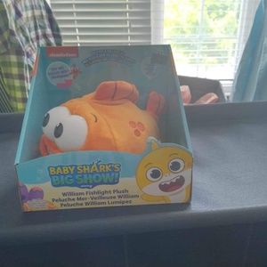 NEW WowWee Pinkfong Baby Shark Official William Fishlight Plush